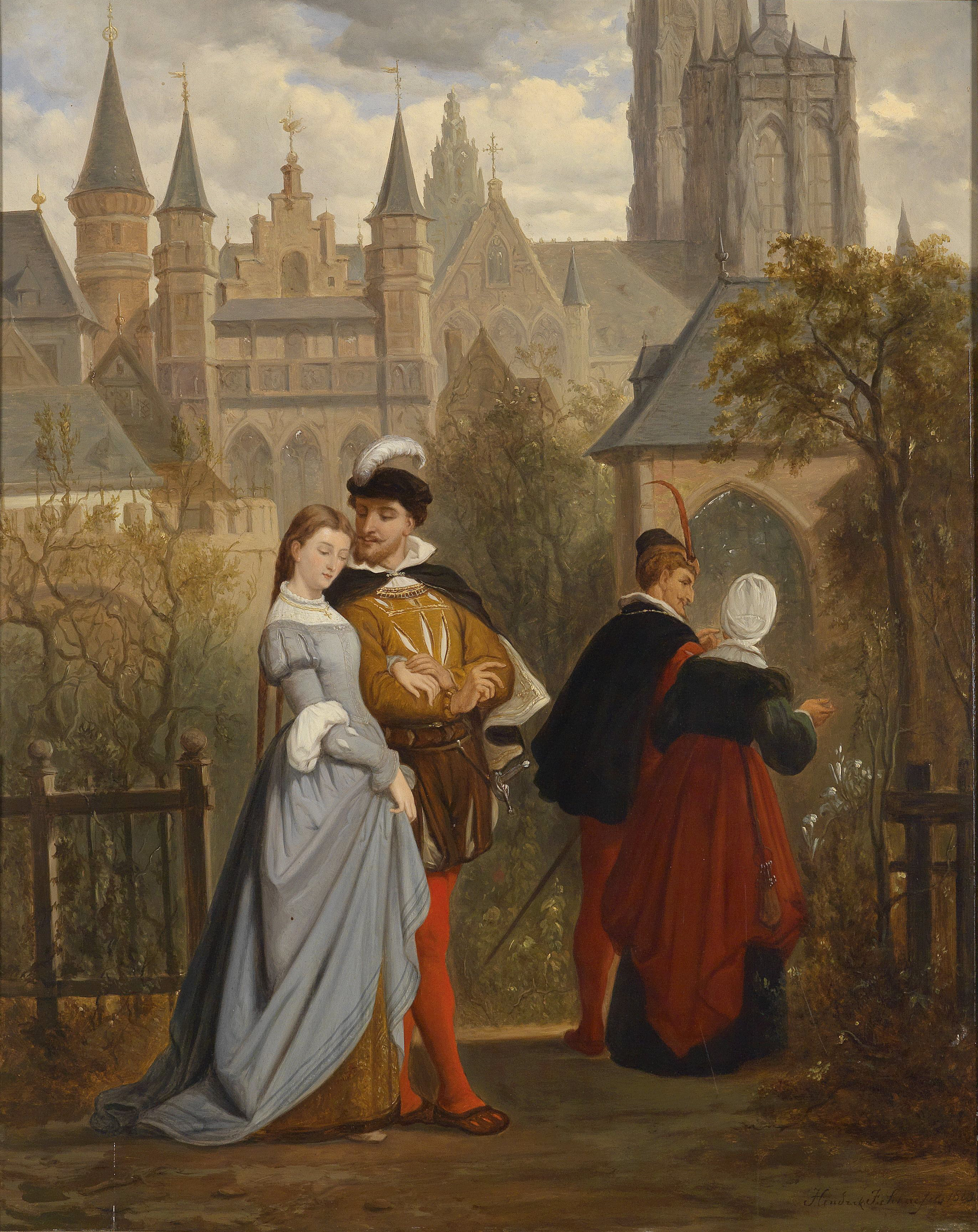 2743x3455 Filehendrik Frans Schaefels Szene Aus Goethes Faust.jpg - Faust Painting