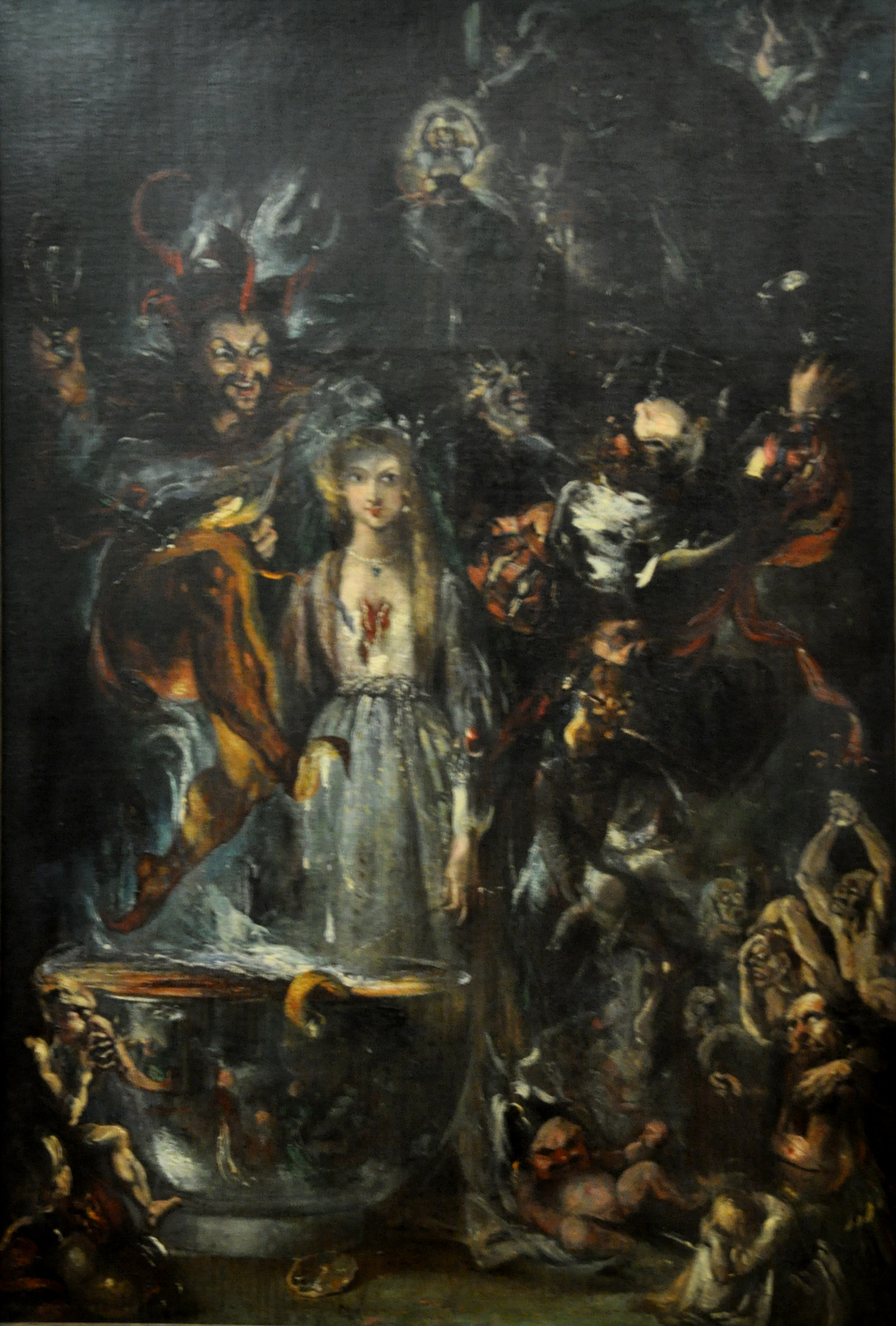 2070x3062 Filetheodor Von Holst Fantasy Based On Goethe's Faust 1834.jpg - Faust Painting