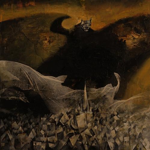 499x500 Dave Mckean Silent Film Faust F.w. Murnau 1926 Fine Art Print - Faust Painting