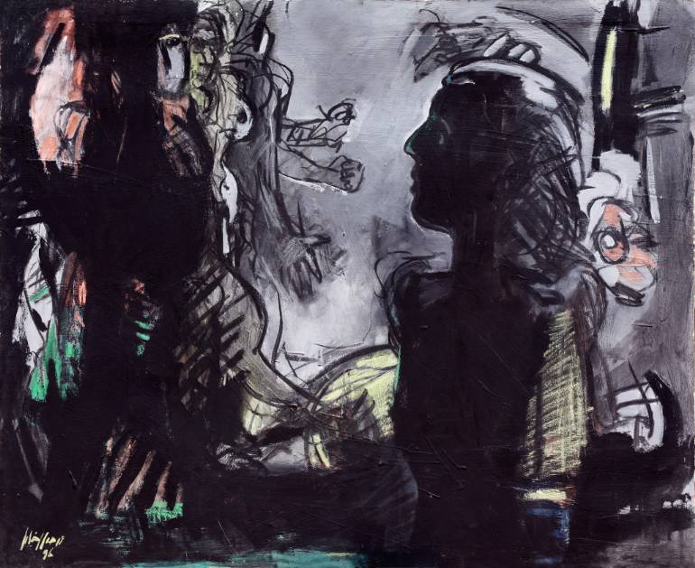 770x629 Saatchi Art Faust Painting By Mohamed Khalil - Faust Painting