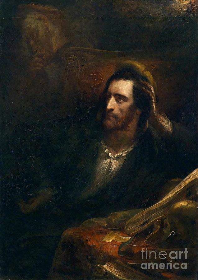 637x900 Faust In His Study Painting By Celestial Images - Faust Painting