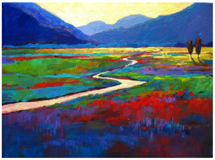 718x535 Painting Fauve Landscape Paintings - Fauvism Painting