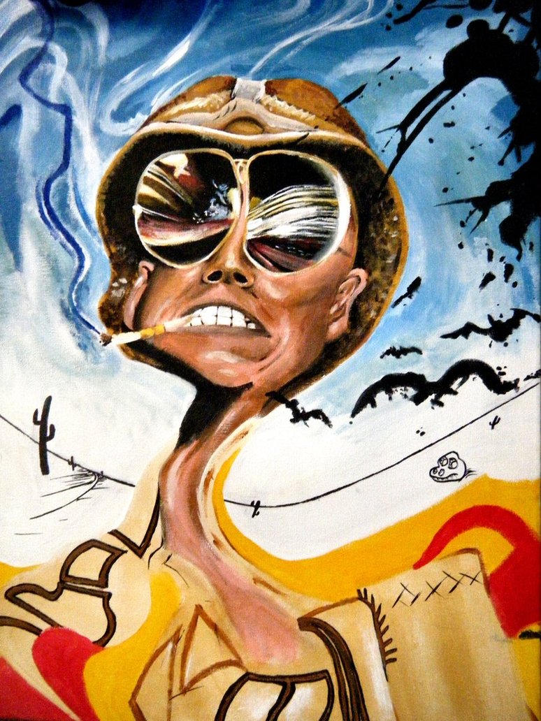 774x1032 Fear And Loathing In Las Vegas By Stephanieuchiha - Fear And Loathing In Las Vegas Painting