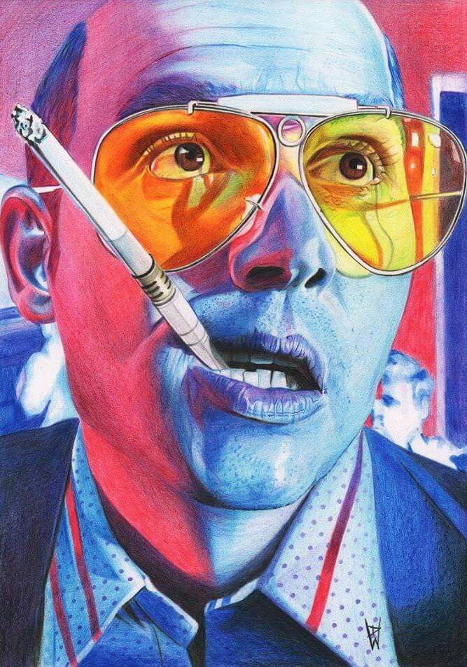667x953 Fear And Loathing In Las Vegas Art And Inspiration - Fear And Loathing In Las Vegas Painting