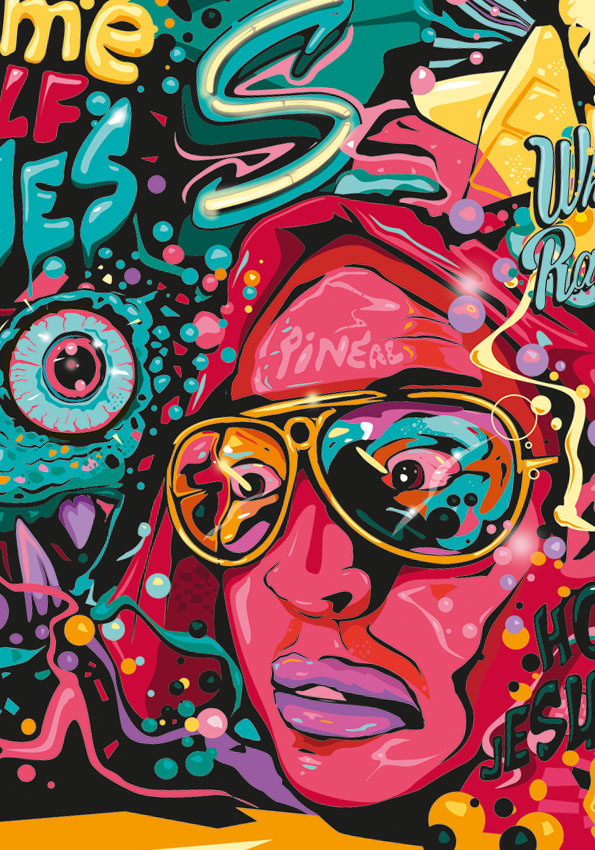 Fear And Loathing In Las Vegas Painting at PaintingValley.com | Explore ...