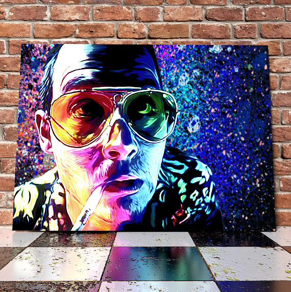 570x572 Johnny Depp Fear And Loathing In Las Vegas Reptile Zoo Print - Fear And Loathing In Las Vegas Painting