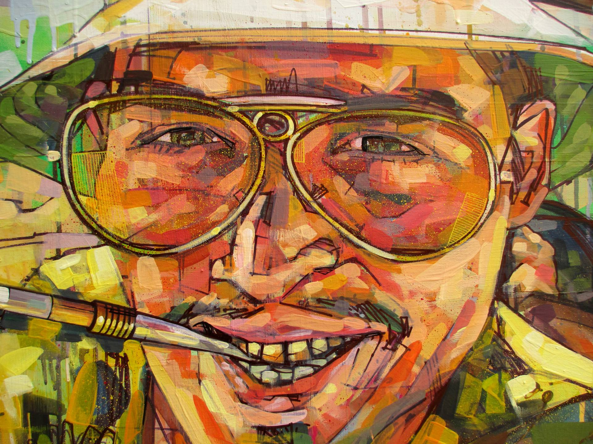 1920x1440 Fear Loathing In Las Vegas Painting Saatchi Art Fear - Fear And Loathing In Las Vegas Painting
