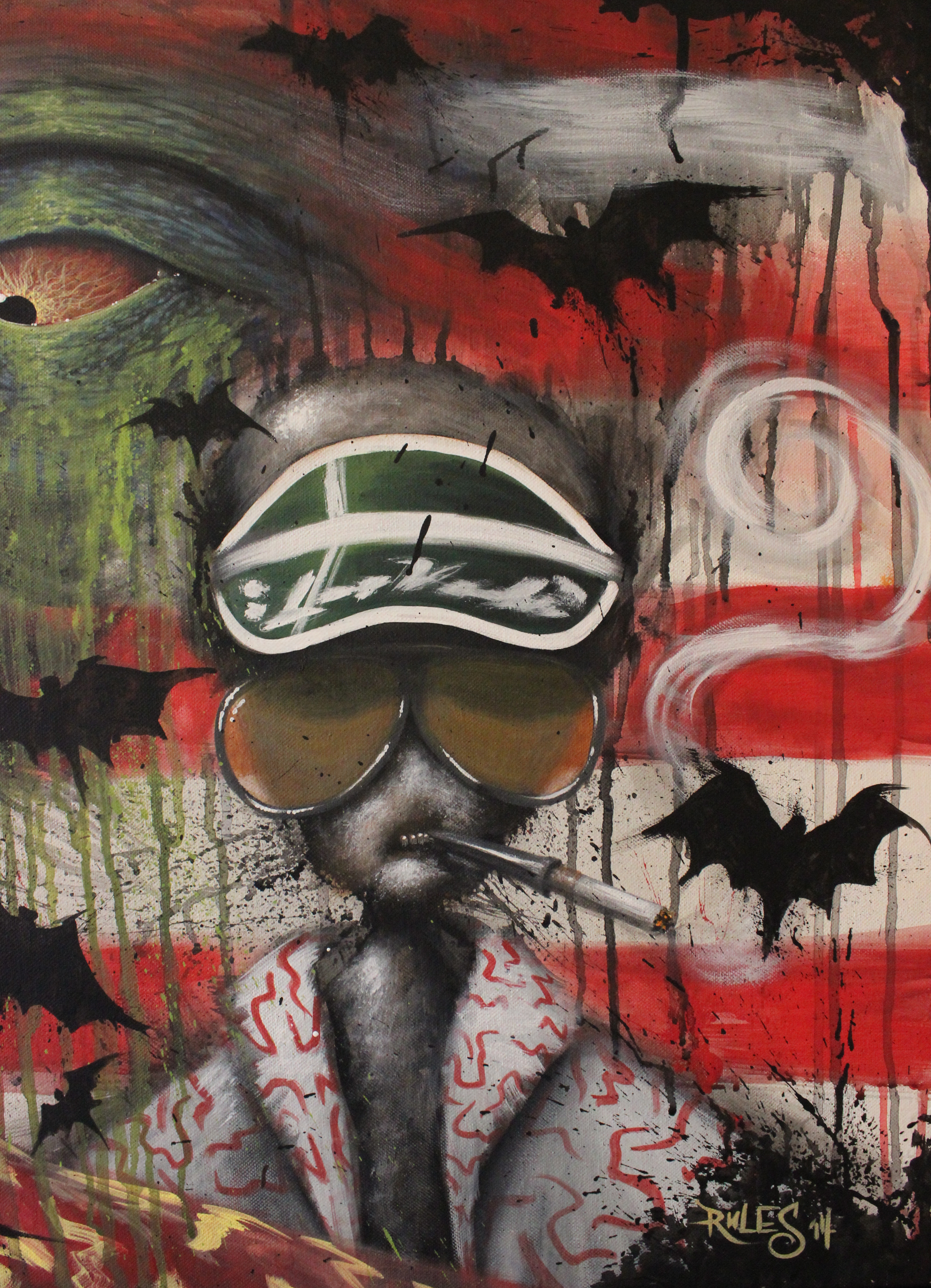 3456x4783 Fear And Loathing Painting I Did! - Fear And Loathing Painting
