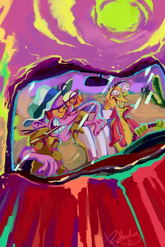 533x797 204 Best Fear Amp Loathing Amp Blow Images On Movie - Fear And Loathing Painting