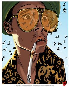 236x295 Pin By Dede S. On Psychedelic Art! Totally Trippy Man - Fear And Loathing Painting