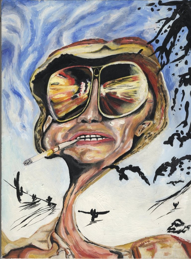 768x1041 Fear And Loathing By Zoops Illustrations - Fear And Loathing Painting