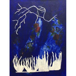 250x250 Fear Of Being Caught Painting - Fear Painting