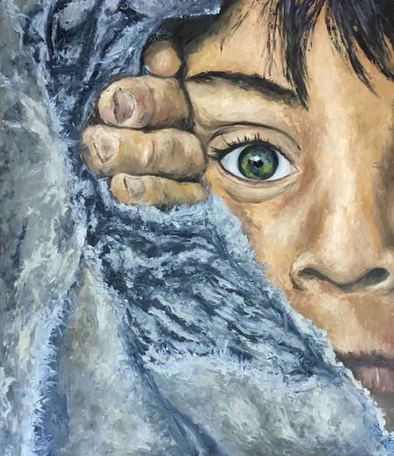 770x890 Saatchi Art Fear Painting By Natalia Marinych - Fear Painting