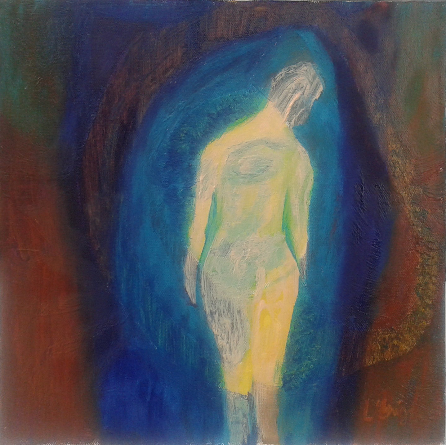 1438x1434 The Fear Of Love Paintings And Adventures - Fear Painting