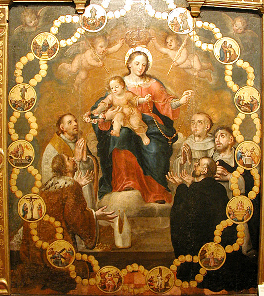 535x600 Battle Beads Blog Feast Of The Most Holy Rosary - Feast Of The Rosary Painting