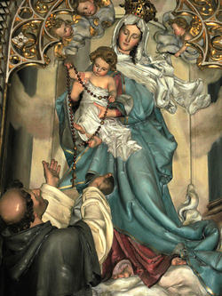 250x333 Feast Our Lady Of The Rosary - Feast Of The Rosary Painting