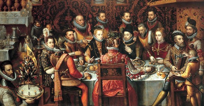 660x344 The Royal Feast Food On Canvas - Feast Painting