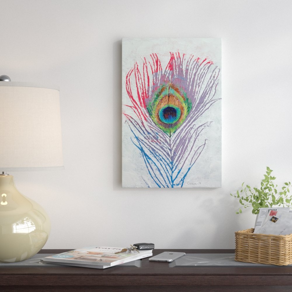 1000x1000 East Urban Home - Feather Painting Art