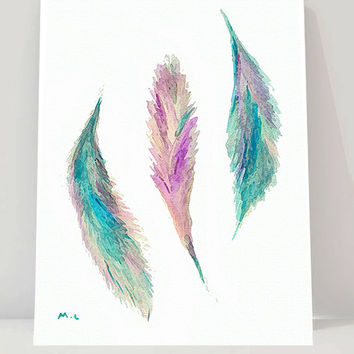 354x354 Shop Feather Art Painting On Wanelo - Feather Painting Art