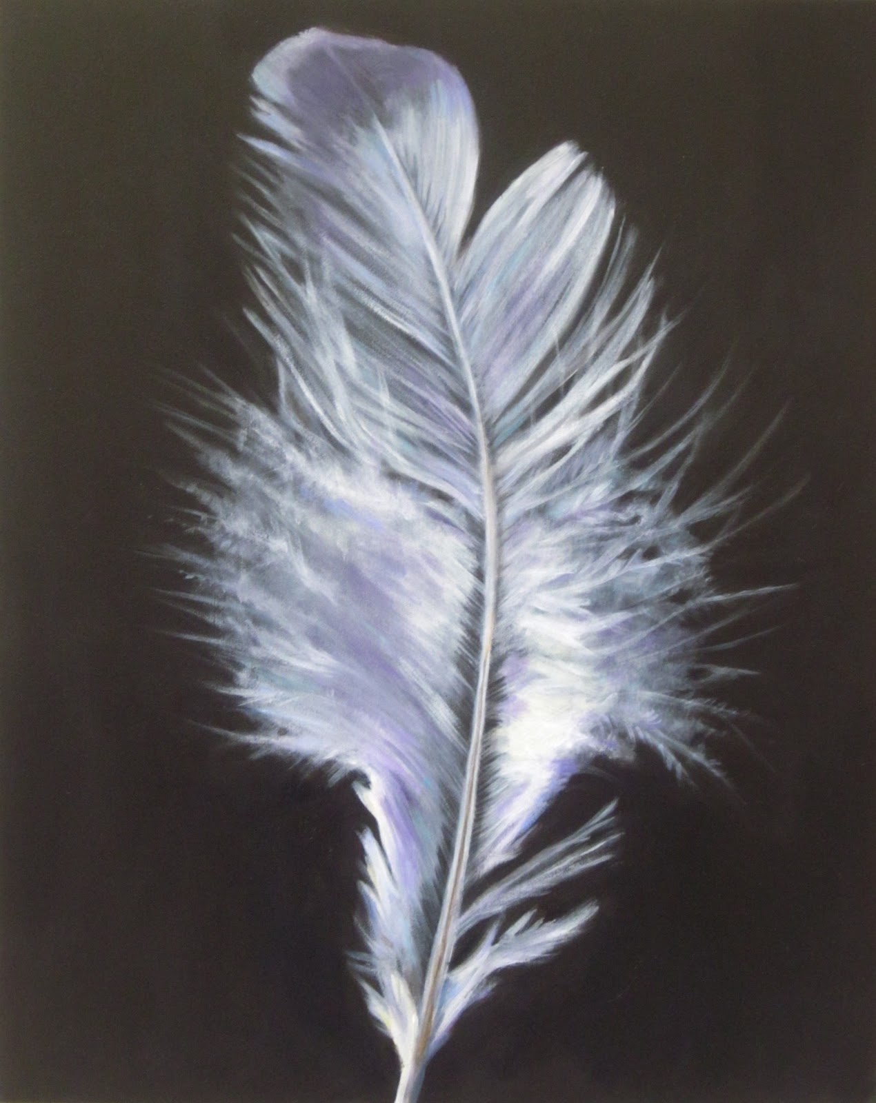 1270x1600 The Painted Canvas Light As A Feather - Feather Painting On Canvas