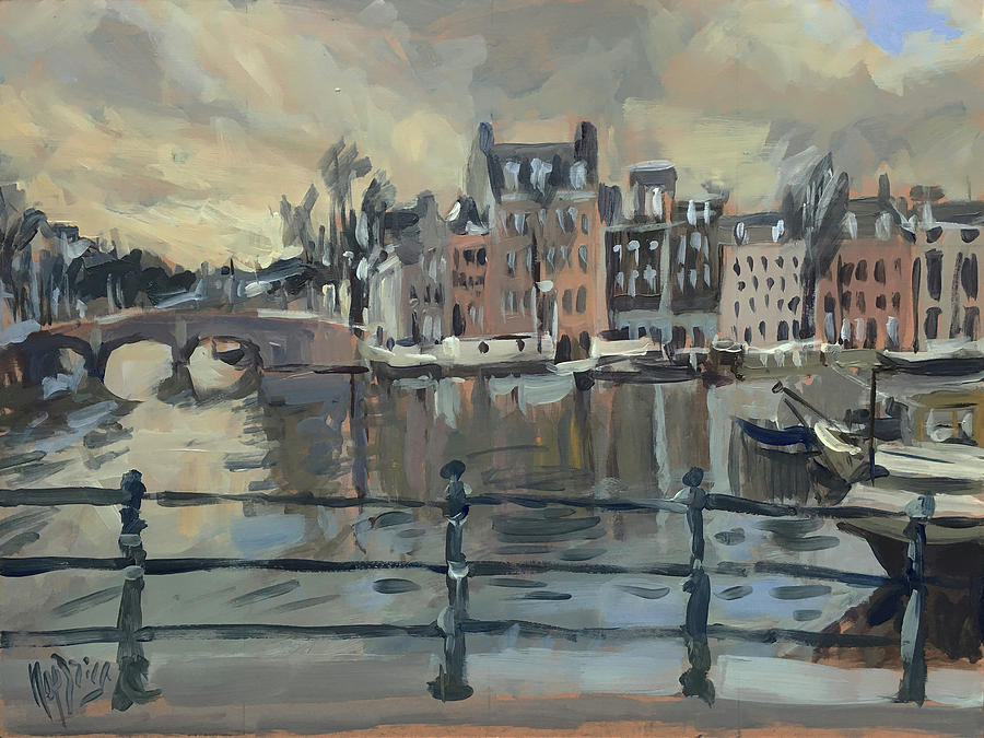 900x675 February Morning Along The Amstel Painting By Nop Briex - February Painting