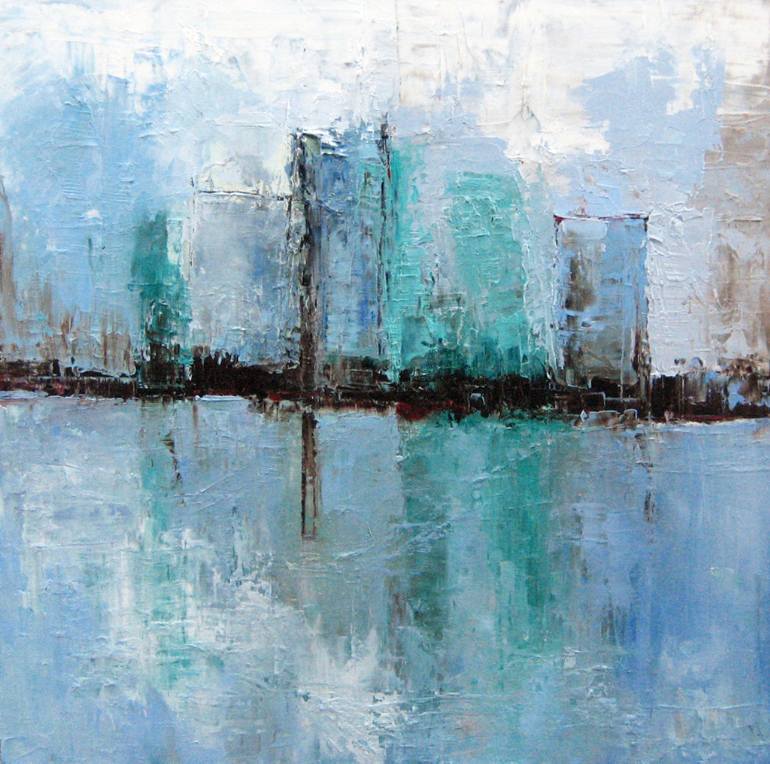 770x764 Saatchi Art A Day In February Painting By Terrie Yeatts - February Painting