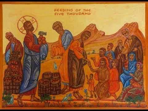 480x360 Feeding The Five Thousand A Reflection On The Cafod Icon - Feeding The 5000 Painting
