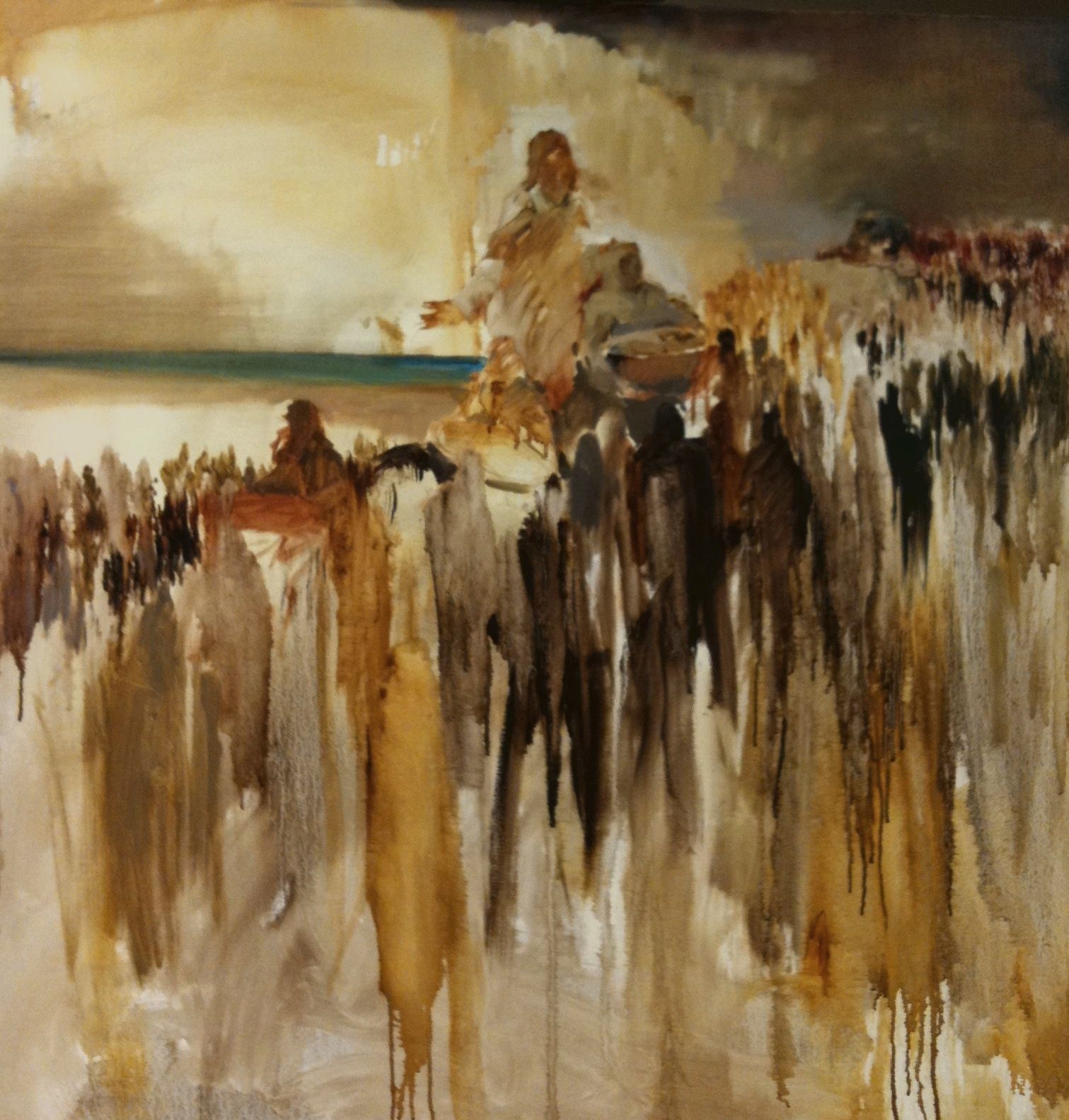 1511x1584 Giclees On Canvas The Way, The Truth, And The Life - Feeding The 5000 Painting