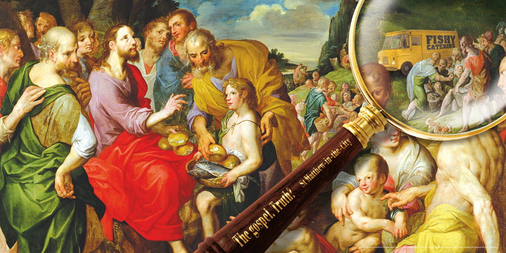 1000x500 Gospel Truth In Auckland - Feeding The 5000 Painting