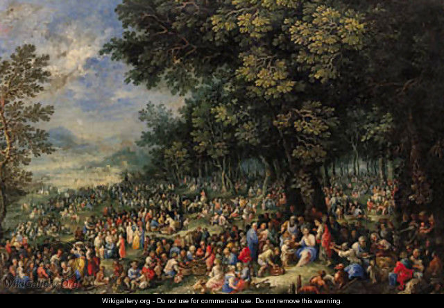 640x444 The Feeding Of The Five Thousand - Feeding The 5000 Painting