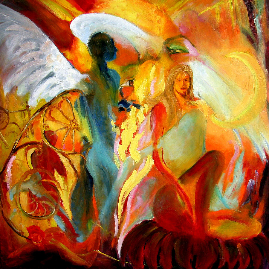 900x899 Feelings Painting By Mikko Tyllinen - Feelings Painting