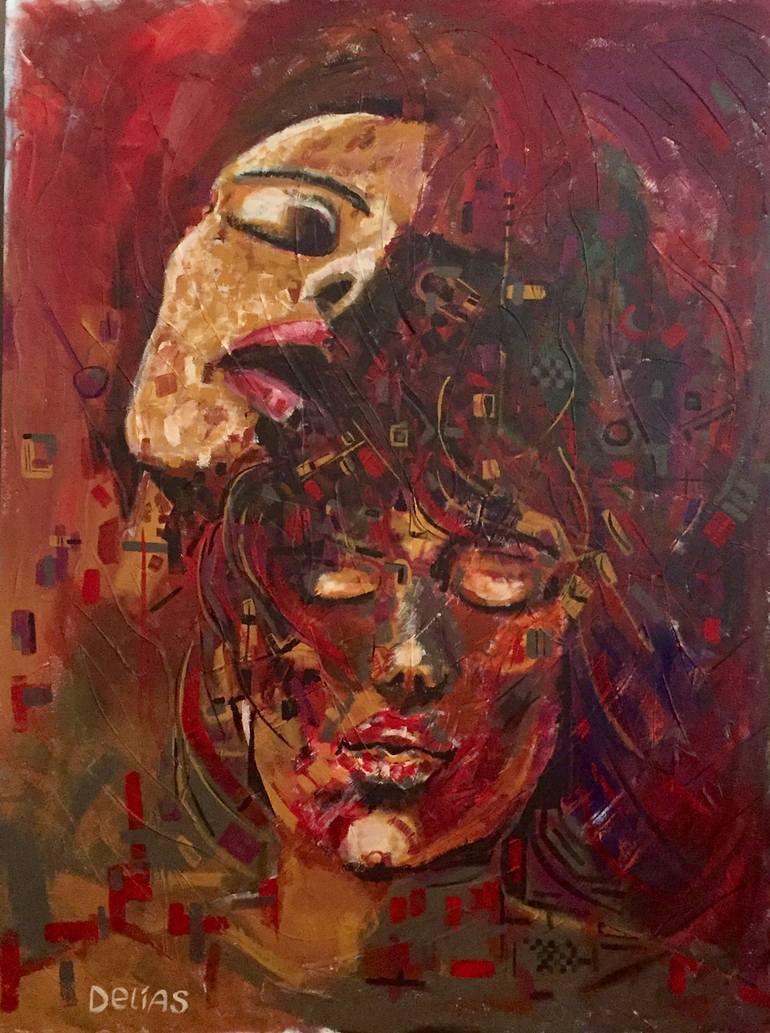 770x1033 Saatchi Art Feelings Painting By Chris Delias - Feelings Painting