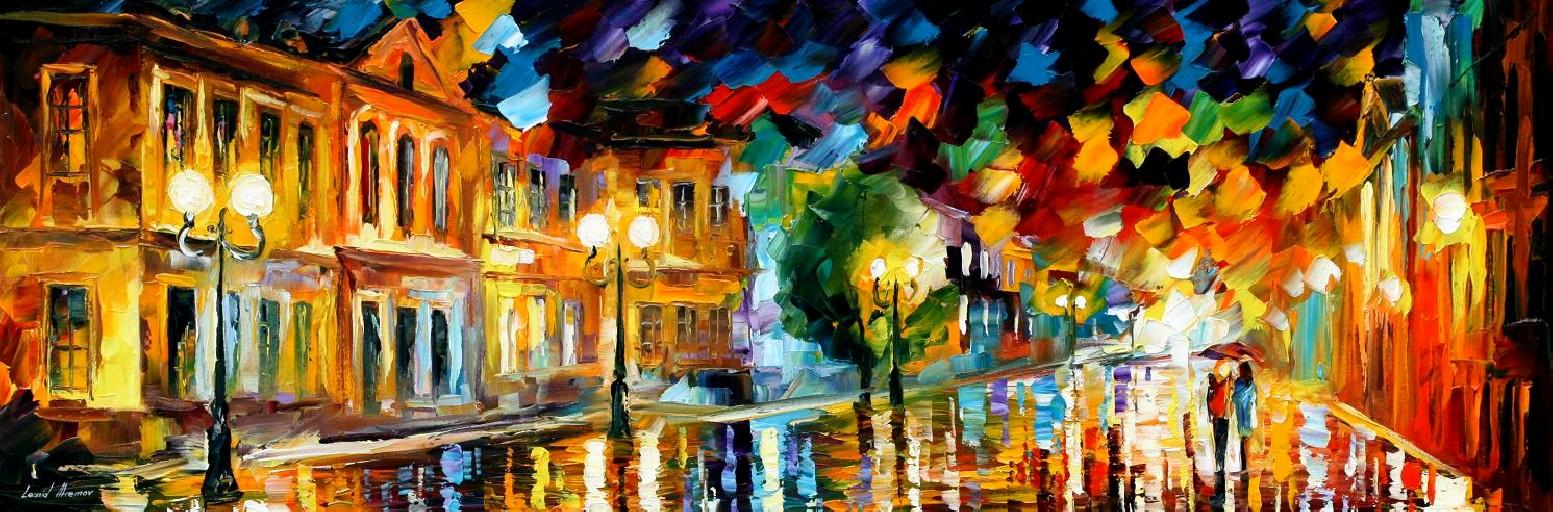 1553x512 The Aura Of Feelings Palette Knife Oil Painting On Canvas By - Feelings Painting