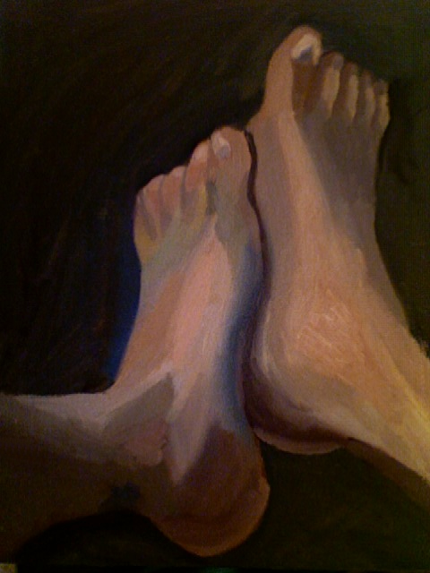 480x640 Feet Painting By Edmonddantes23 - Feet Painting