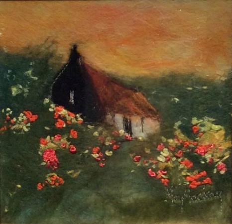 466x450 Merino Wool Felt Painting By Moy Mackay - Felt Painting