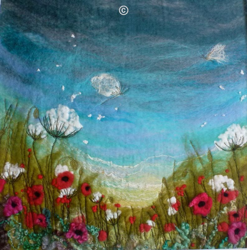 793x800 Summer Dreams' Sold - Felt Painting