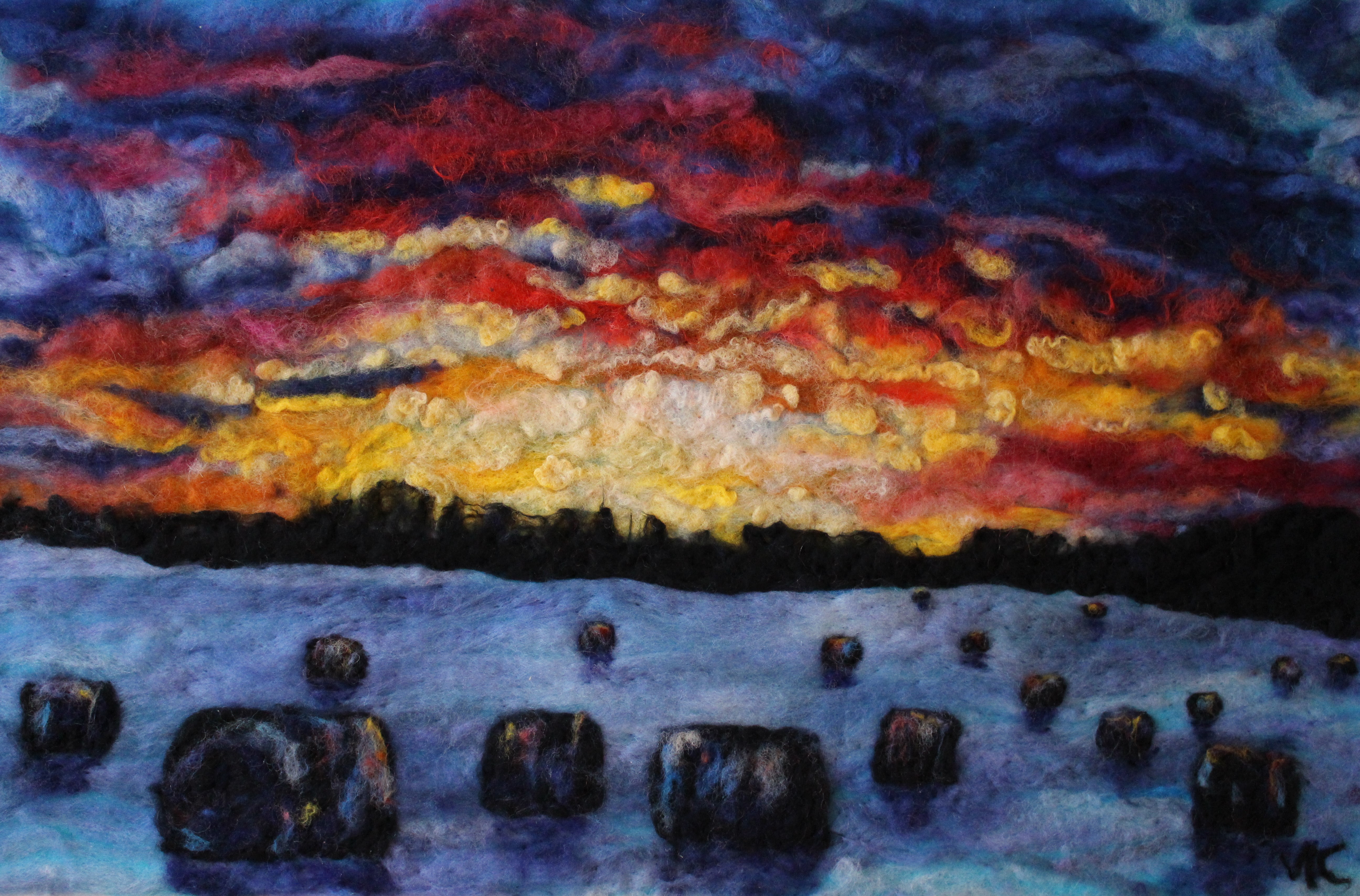 5184x3417 Victoria Connors - Felt Painting