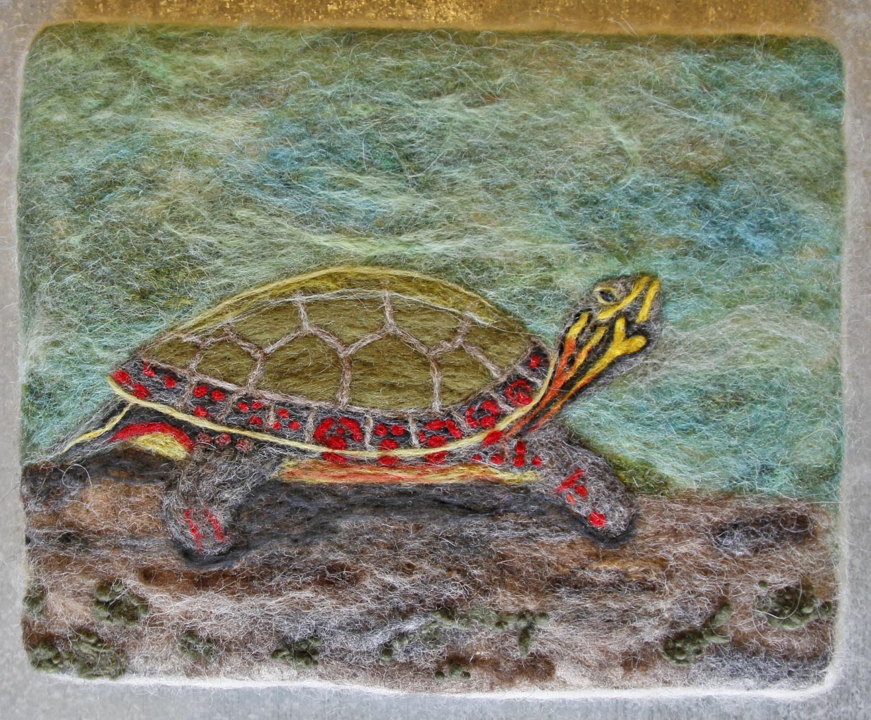 1270x1050 Landscape Felt Painting Heartfelt Angoras - Felt Painting