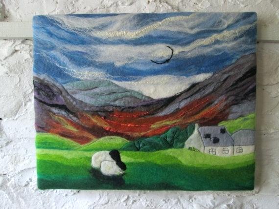 570x428 Landscape Felt Landscape Fabric Weed Barrier Landscape Felt - Felt Painting Art
