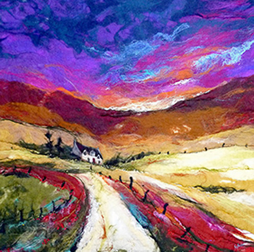 515x510 Moy Mackay Gallery Moy Mackay Products, Cards - Felt Painting Art