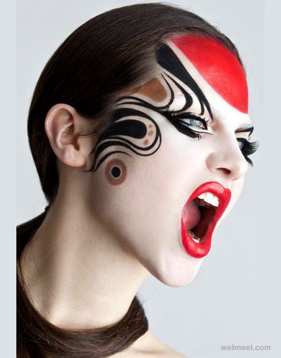 550x700 Popular Attractive Face Painting Ideas For Youngsters Amp Kids - Female Face Painting