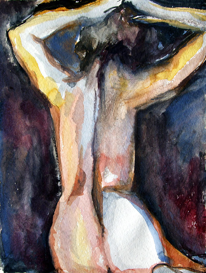 681x900 Female Figure Painting By Mindy Newman - Female Figure Painting