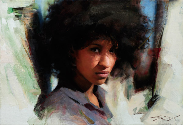 600x411 New Female Portraitfigure Paintings By Casey Baugh, Oil Painting - Female Portrait Painting