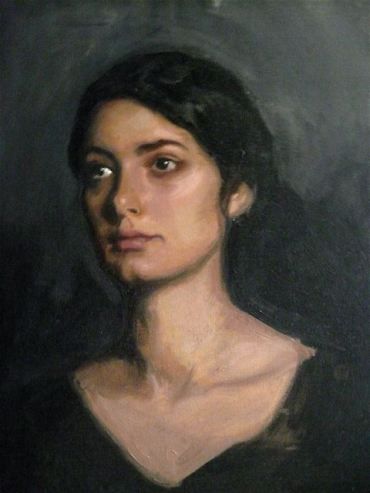 370x493 The 843 Best Female Portraitastic Images On Beautiful - Female Portrait Painting