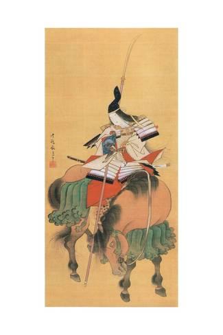 325x488 Female Samurai Warrior Tomoe Gozen Giclee Print By Japanese School - Female Samurai Painting