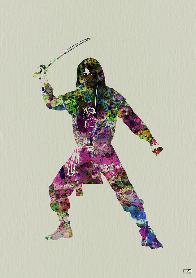 633x900 Samurai Paintings Fine Art America - Female Samurai Painting