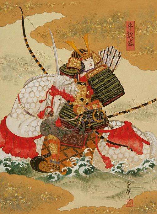 500x682 Dian Hi Cheung Prints - Female Samurai Painting