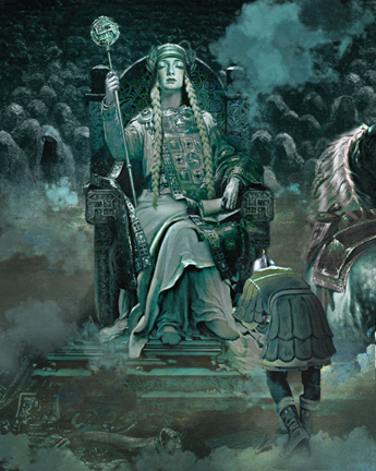 345x432 Women Of Mythology Warriors, Mothers Amp Virgins The Art Of Howard - Female Warrior Painting