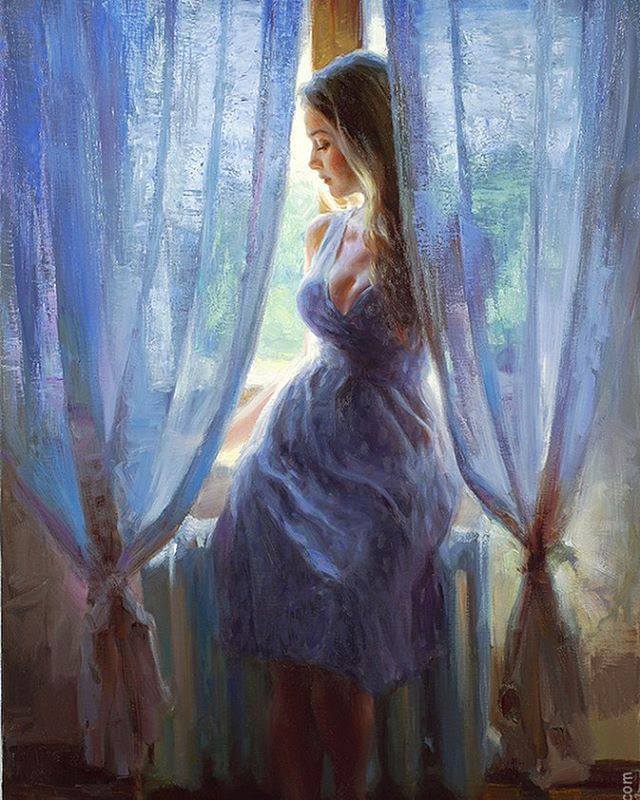 640x800 Painting] Feminine Grace Celebrated In Beautiful Female Portraits - Feminine Painting