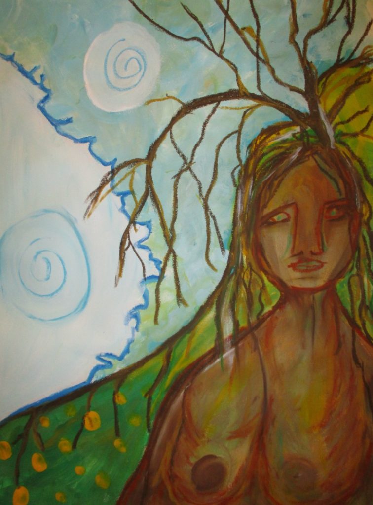 756x1024 Painting The Feminine Show Dirty Footprints Studio - Feminine Painting